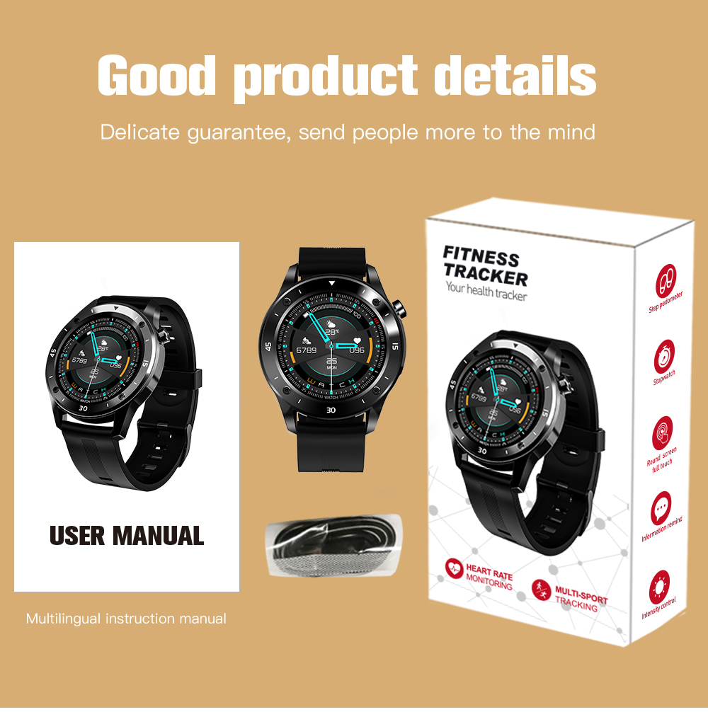NFC F20 Classic Minimalist Watches Heart Rate Sedentary Reminder Monitor Relojes Inteligentes