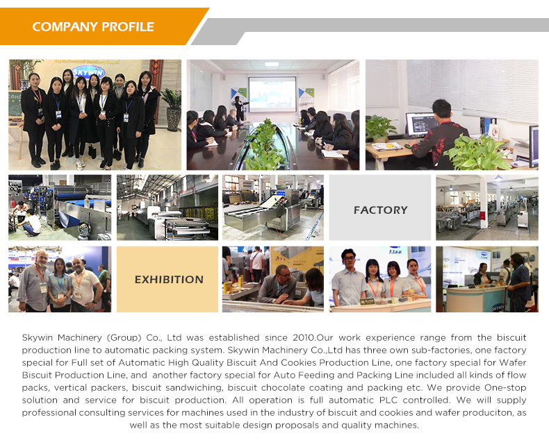 100-1300sandwiches/Min Ice Cream Biscuit Sandwiching Machine With Packing Machine