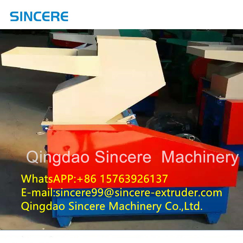 PP / PE / Pet Film / Woven Bag / Bottle Flakes / Packing Belts Shredder And Crusher