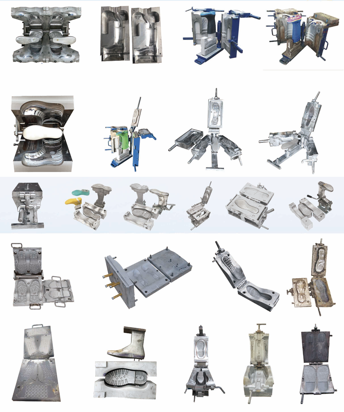 ODM Plastic Shoe Mold Aluminum and Steel Slipper Mold For Rotary Machine Making Plastic Shoe