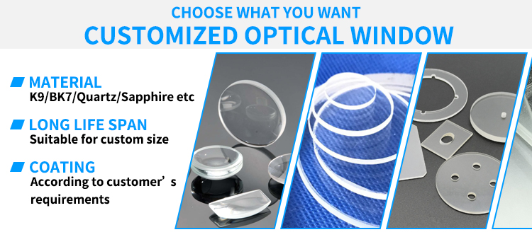 Float Glass Optical Window R < 0.25% 1/10 Optical Window Manufacturer