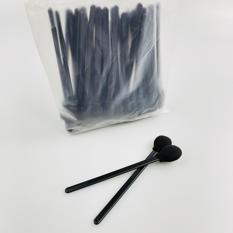 Round Foam Tip Swabs Black Handle Clean Excess Adhesives After Gluing