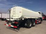 HOWO Water Tank Truck 6 X 4 336HP Euro II Sprinkle Width 14-18mm