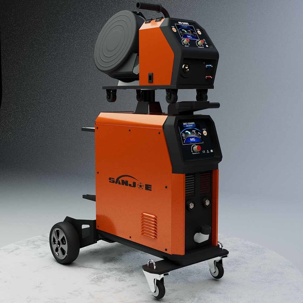 MG-500DS 500A IGBT MIG Welder Gmaw Welding Machine 2 Screen LCD Display 15kg Wire Spool