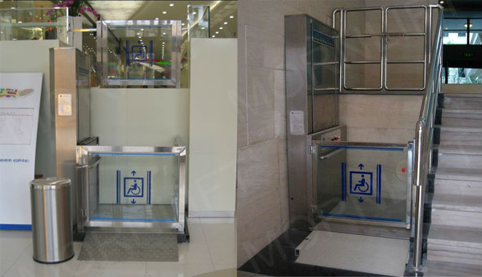 hydraulic wheelchair lifts/ lift for disabled people/hydraulic lifting platform
