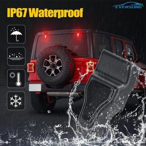 China ABS Plastic Car Spares Parts Jeep JK Rear Window Hinge Cover With LED Brake Light 18W wholesale