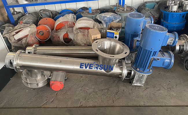 1 - 40m Stainless Steel Screw Conveyor For Powder Slurry Cement
