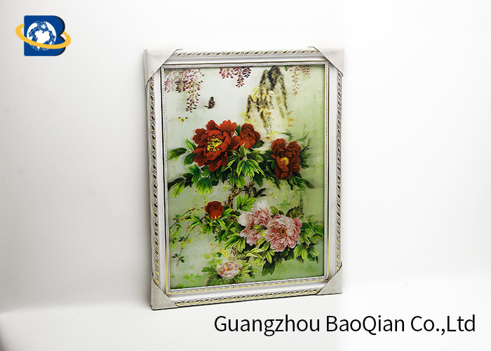 Modern Style 3D Lenticular Pictures Beautiful Flower Picture / Printing