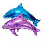 Wholesal Hot sale cartoon dolphin party foil helium balloons for birthday or