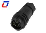 15A Male Female Wire Waterproof Circular Connector 3+4 Pin For Landscape