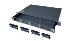 1U Sliding Singlemode LC MTP MPO Fiber Enclosure