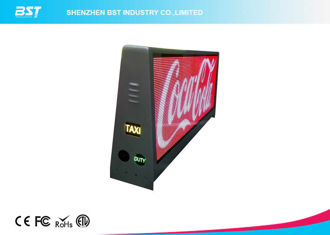 Double Side Taxi LED Display P2.5 P5 Full Color 3G/4G / Wifi Wireless For Advertising