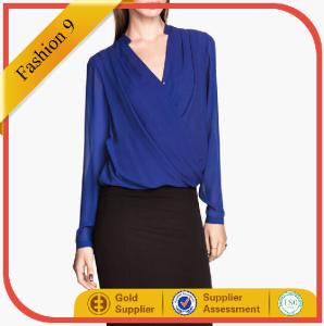 China Draped Wrap-style Blouse wholesale
