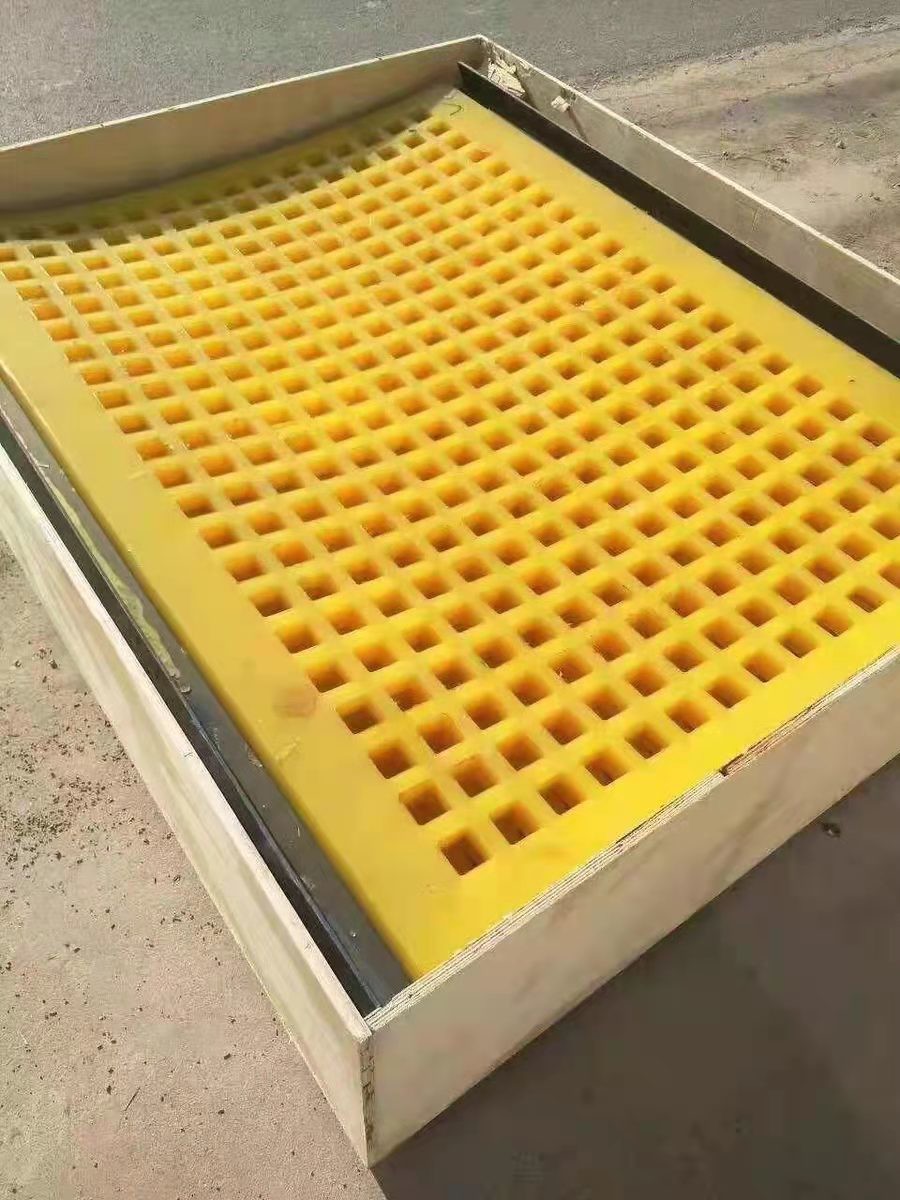 Gravel Shaker Tensioned Polyurethane Screen For Mining Equipment