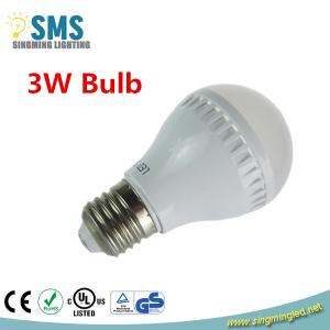 China 3w led bulb light plastic housing wholesale