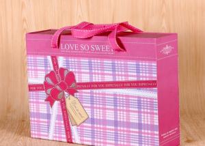 China Handmade Gift Packing Box Rectangle Shape , Paper Gift Box 240*200*85 mm Size wholesale