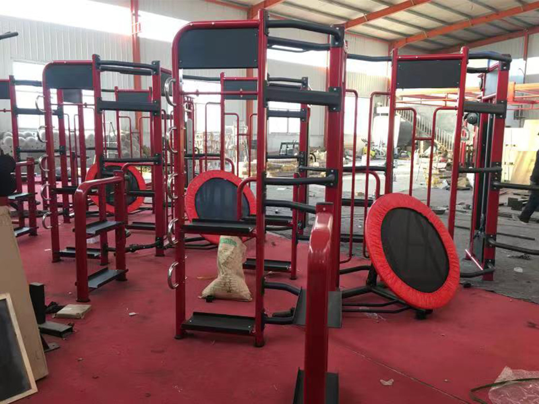 Commercial Synergy 360 Fitness Equipment Gym Eight-Person Standing Multi Gym Station