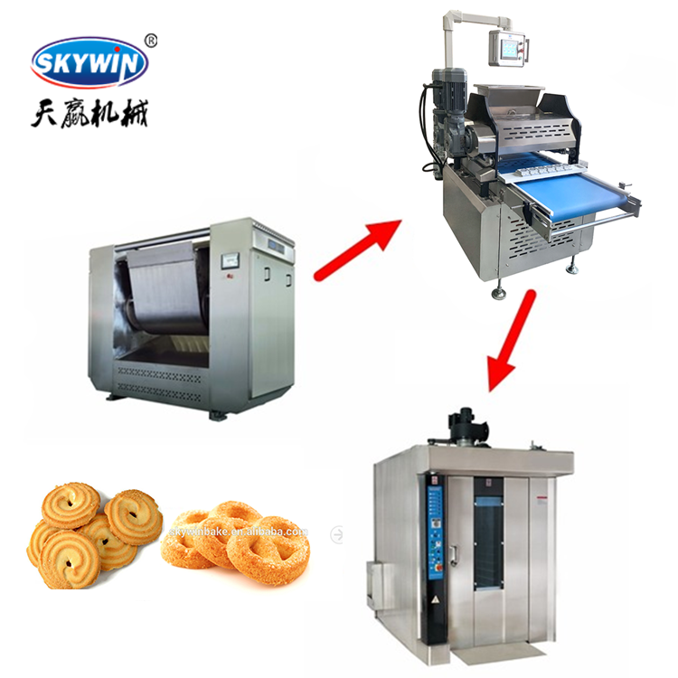 Model-400 Small Tray Type Chocolate Chips Cookie Making Machine