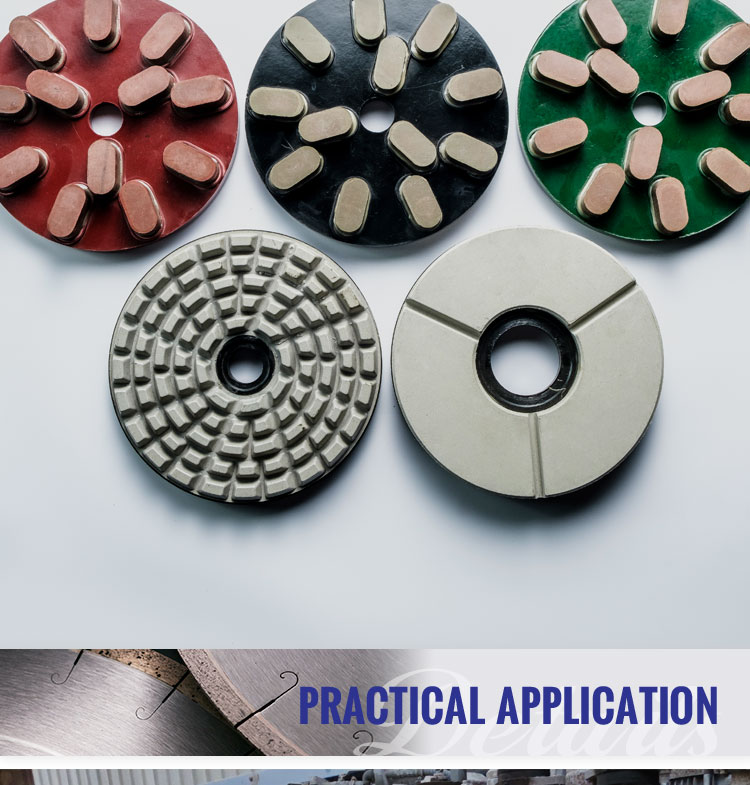 Resin Disc Abrasive For Granite Slabs Grinding A-Grade on Manual Polishing Machine