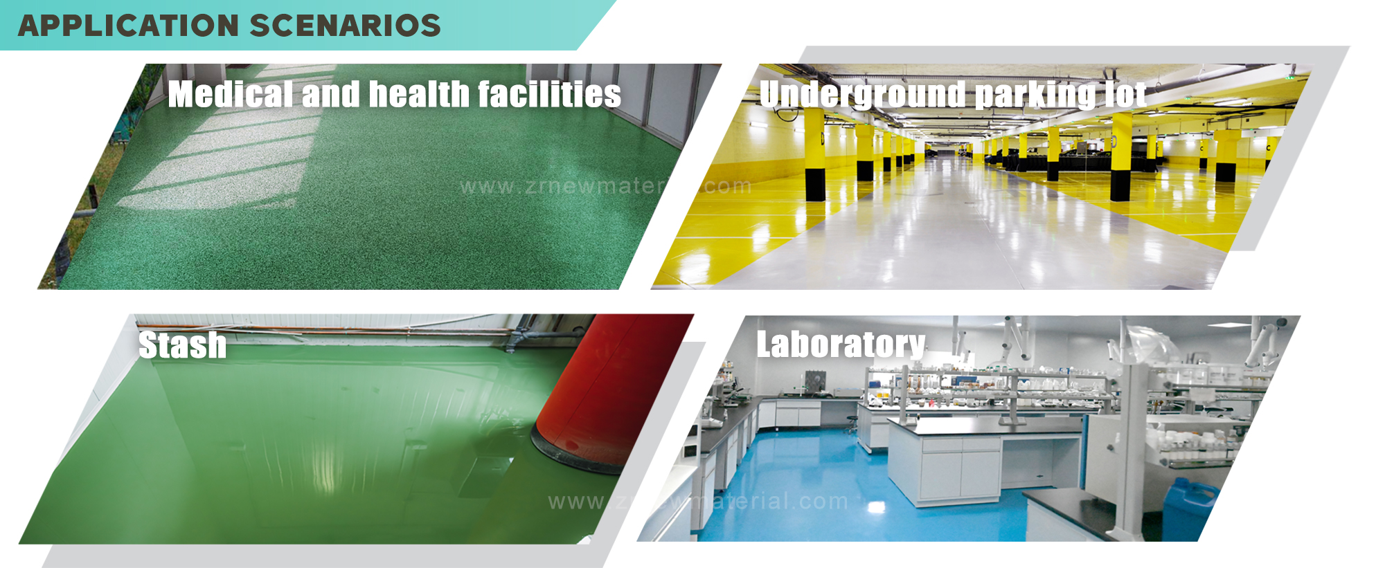 Waterproofing Self Leveling Epoxy Floor Coating For Cement Floors Anti Abrasion