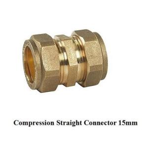 China compression fitting straight 15mm for copper pipe wholesale