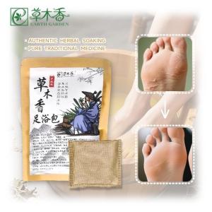 China Yew Tree Foot Soaking Powder Anti Fatigue And Circulation Boost Herbal Foot Bag wholesale