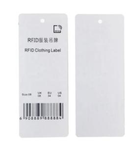 China 105*35mm Clothing Passive RFID Hang Tag For Clothing Store Managem wholesale