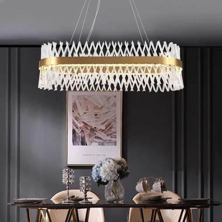 Decoration LED Crystal Chandelier Hotel Lobby Chandelier Crystal Lighting From China