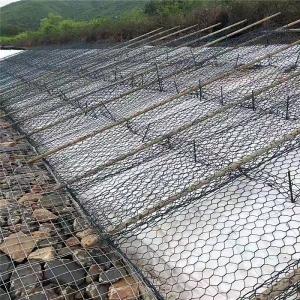China 2x1x1m Woven Galfan Gabion Box And Gabion Basket wholesale