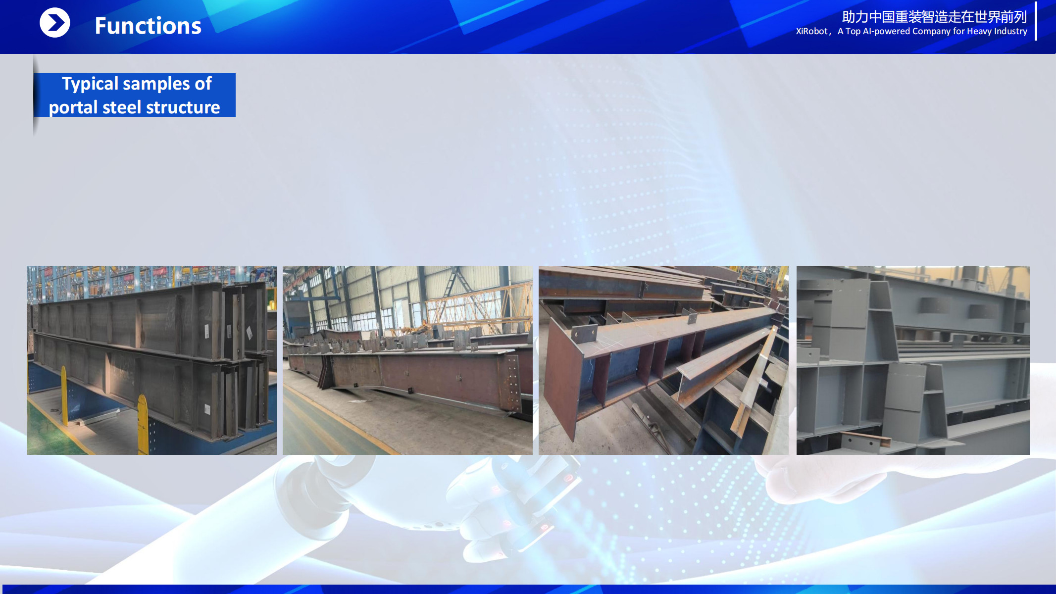 Intelligent Welding Robot System with Smart Vision and AI algorithm For shipyard ship vessel bulilding