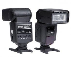 China Rechargeable Camera Speedlite Flash TT520 for Nikon, Canon, Pentax, Olympus wholesale