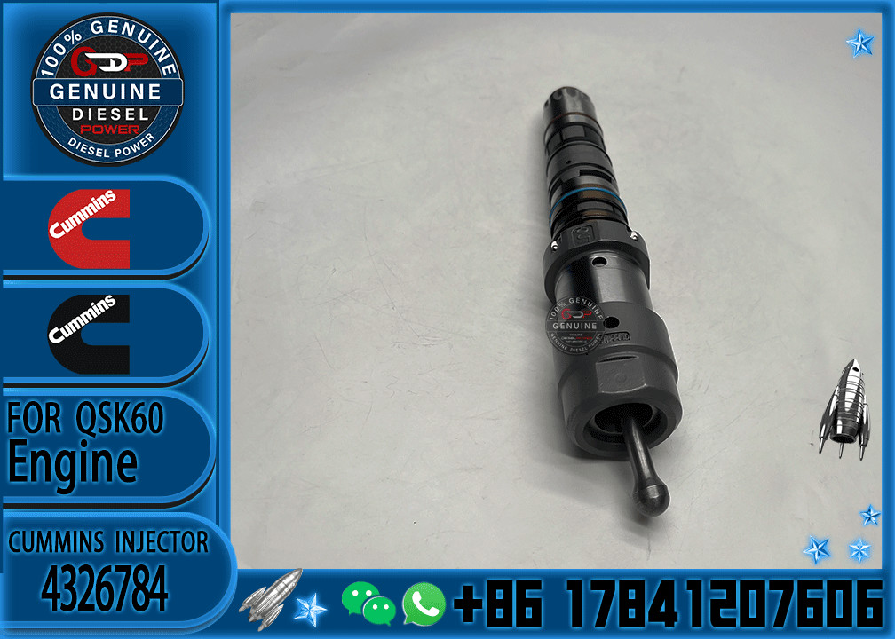 Common Rail Fuel Injector 4326781 4076533 4954374 4326784 or Cummins Engine QSK23 QSK45 QSK60 Injector