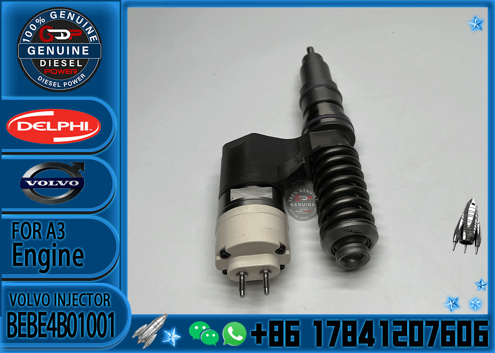 Diesel Fuel Injector 1677154 8112556 BEBE4B01001 BEBE4B17102 EX631012 RG33967 33800-84100 BEBE4B15002 HRE329 For VOL