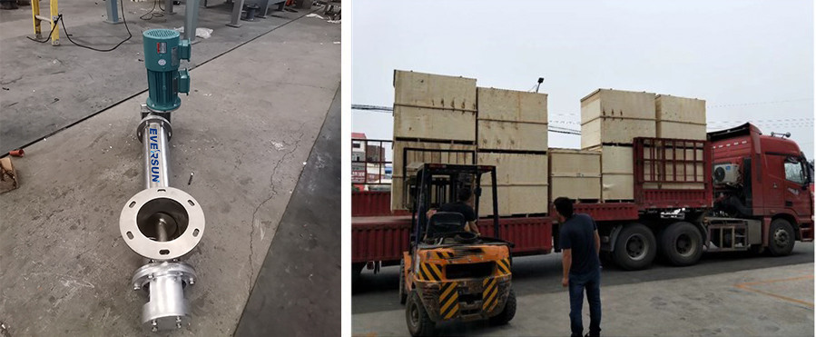 Chemical Auger Screw Conveyor For Small Bulk Materials Length 1 - 40m