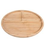 Bamboo wooden serving platter fruit snack tray