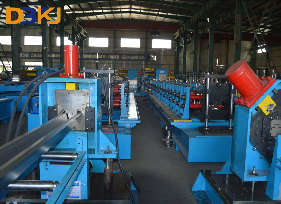 Stainless Steel Solar Frame Sheet Metal Roll Forming Machines With Mitsubishi PLC