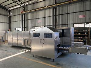 China Stainless Steel Ice Cream Cone Baking Machine 380V 8kg/H wholesale