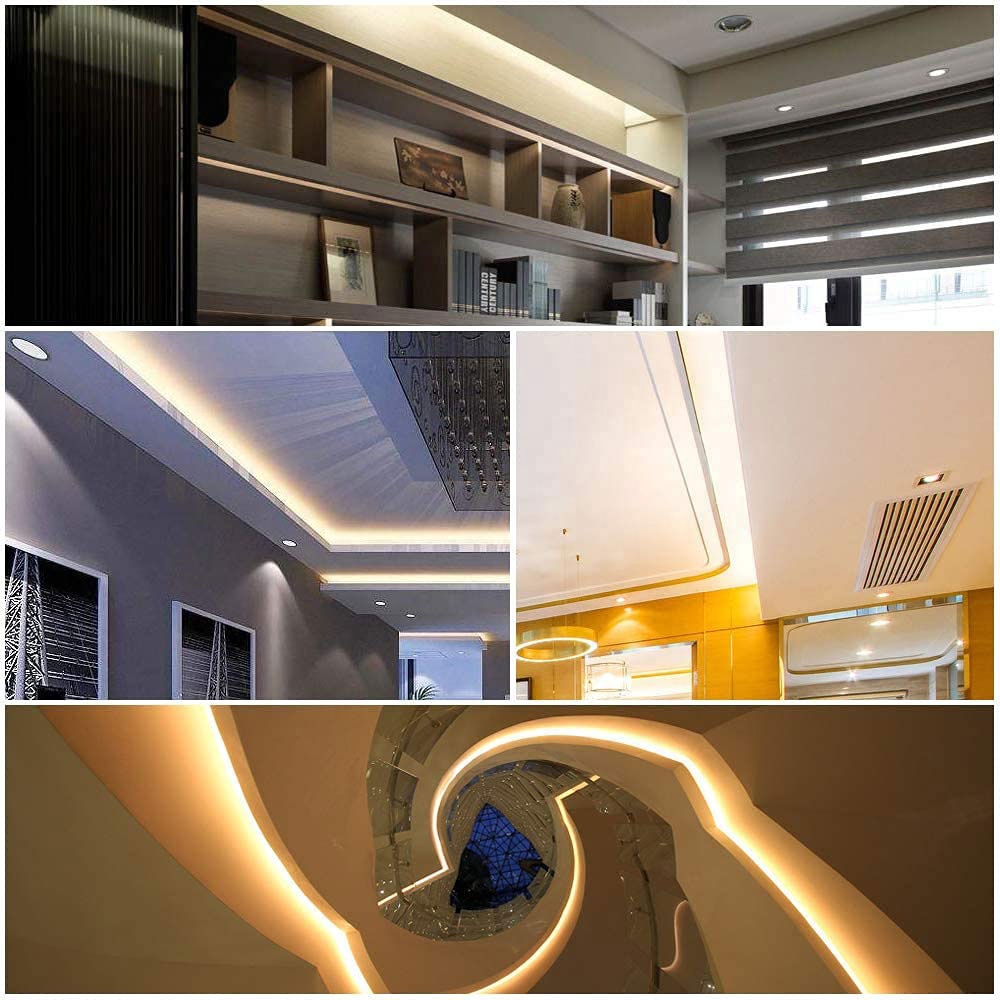 Waterproof IP20 COB LED Strip Connectors for 8mm 10mm Strip to Strip Plastic L-Shaped