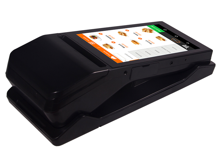 Handheld Cash Register Terminal with 7-inch Capacitive Touch Screen and Quad Core CPU