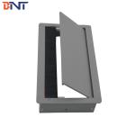 conference table pop up cable cubby aluminum alloy drommet box