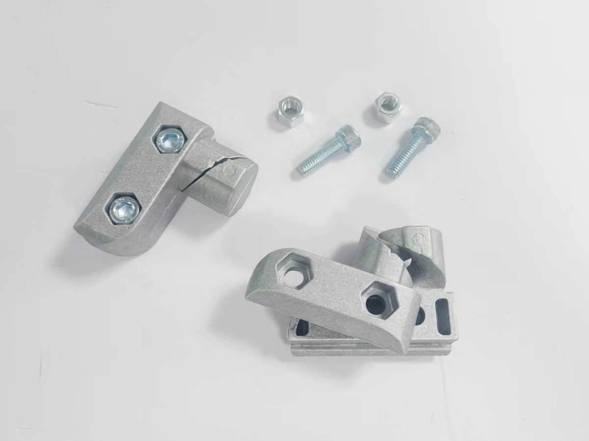 Slivery Sandblasting ADC-12 Aluminum Pipe Joints Multi Connector Long Inner Type AL-1-C
