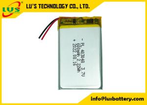 China LP403048 3.7v 600mah Rechargeable Lithium Battery Flexible Li Polymer wholesale