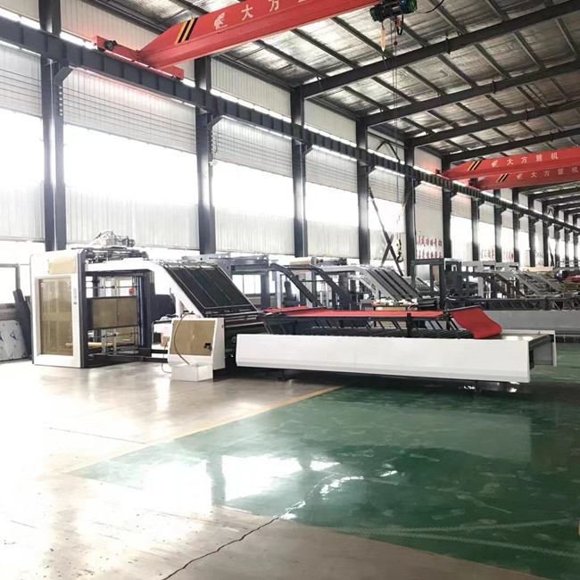 High Accuracy 1200mm Flute Laminating Machine Corrugated Cardboard Gluing Coating