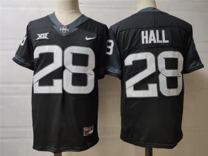 China Mens Iowa State Cyclones #28 Breece Hall 2020 Black NCAA College Football Jersey wholesale