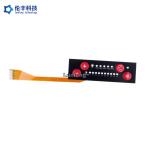 3M468 Rear Adhesive LED Membrane Switch Tactile Keypad FPC Cable