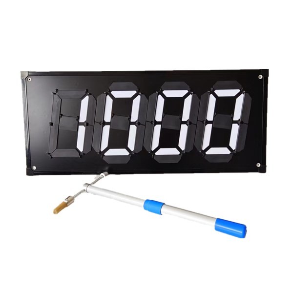 Reflective Type Price Display Boards Gas Station Digital Signs Without