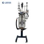 Automatic Lifting Lab Glass Reactor 10L Chemical Stirring Vacuum