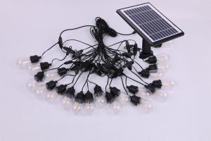 China 3000K Warm White Solar Fairy Lights IP55 Outdoor Edison Bulb Patio Lights wholesale