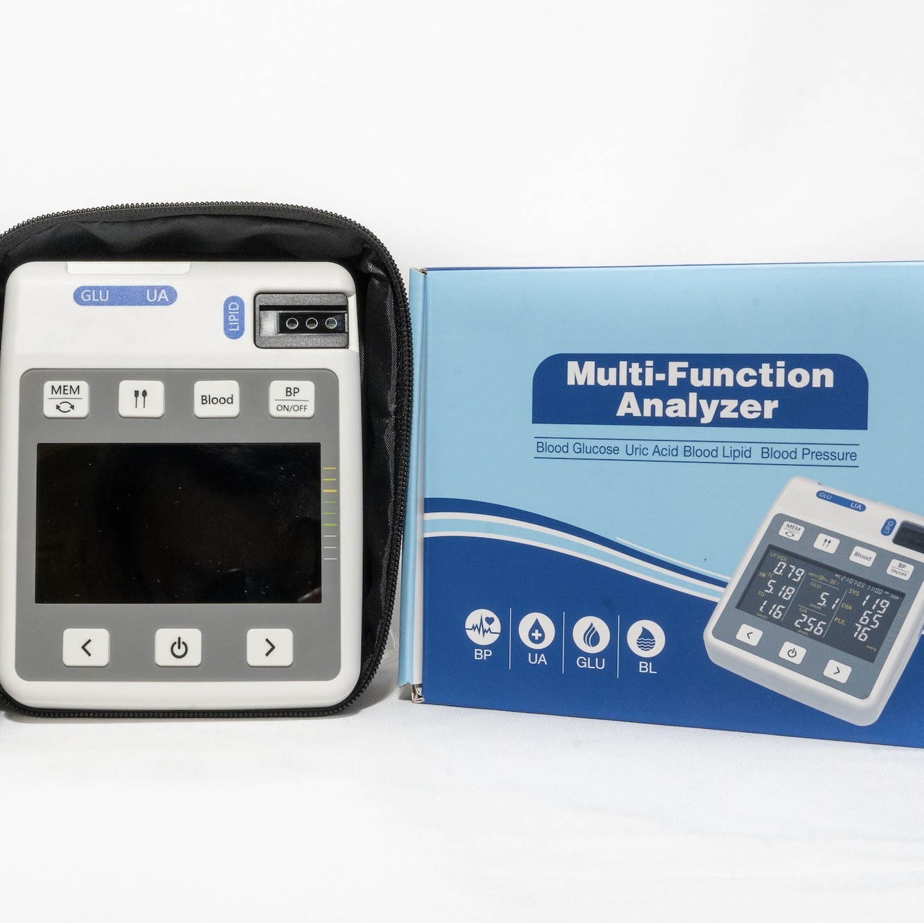 HZ GULP-101 Triglycerides And Heart Rate Checker Blood Glucose Tester For Home Use