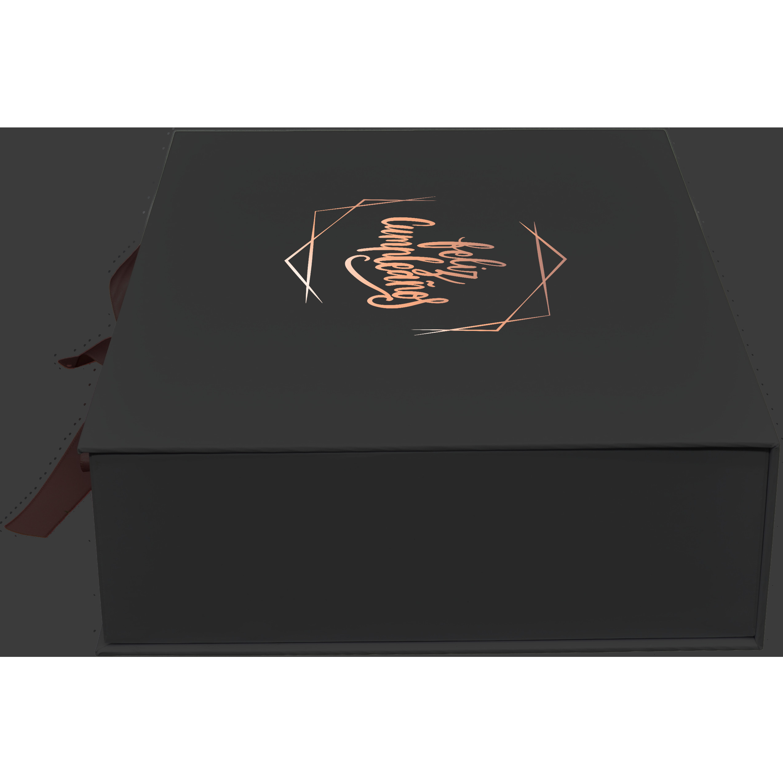 Cardboard CMYK Black Custom Hair Extension Boxes , ODM 5x7 Gift Box